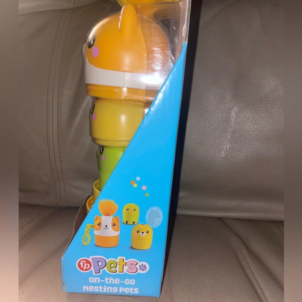 Mattel On-the-Go Nesting Pet Toy 3 Pets New In Box Baby Toddler Learn Grow Fun